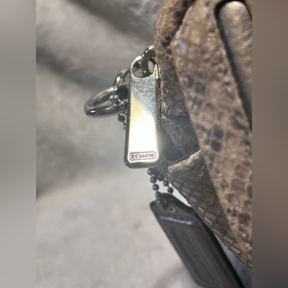 Coach Campbell Exotic Leather Python Crossbody Bag - image 6